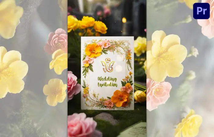 New Exquisite 3D Floral Wedding Invitation Instagram Story